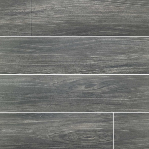 Braxton Midnight 9.84 In. X 39.37 In. Matte Porcelain Floor And Wall Tile, 5PK